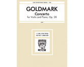 Goldmark Concerto for Violin & Piano op 28