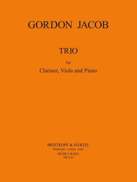 Jacob Trio for Clarinet Viola and Piano