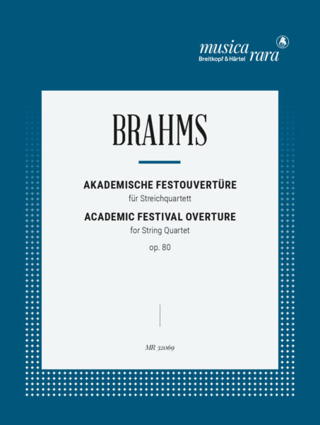 Brahms Academic Festival Overture for String Quartet