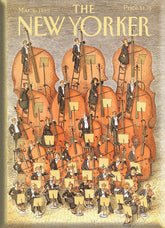 Magnet: Basses Rule New Yorker Cover (2.5" x 3.5")