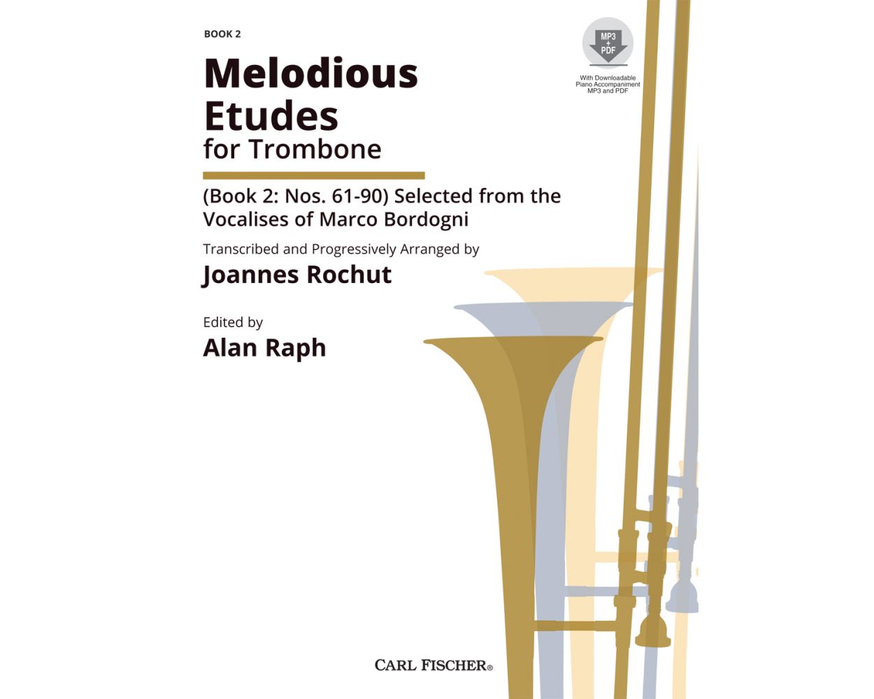 Bordogni Melodious Etudes for Trombone (Book 2: Nos. 61 - 90)