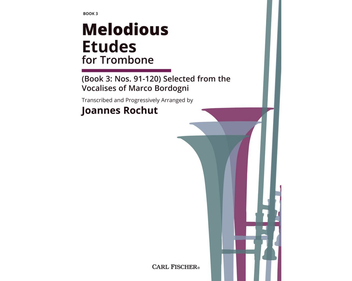 Bordogni Melodious Etudes for Trombone - Book III Nos 91-120