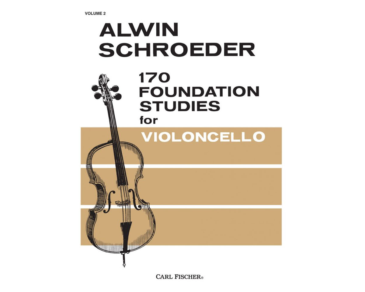 Schroeder 170 Foundation Studies for Violoncello, Volume 2