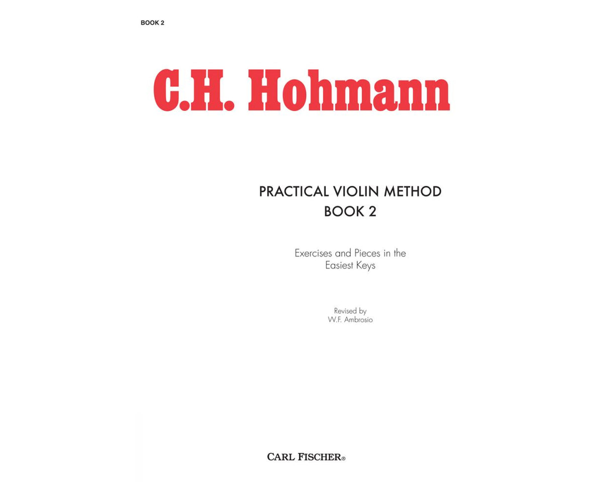 Hohmann Practical Violin Method - Book 2