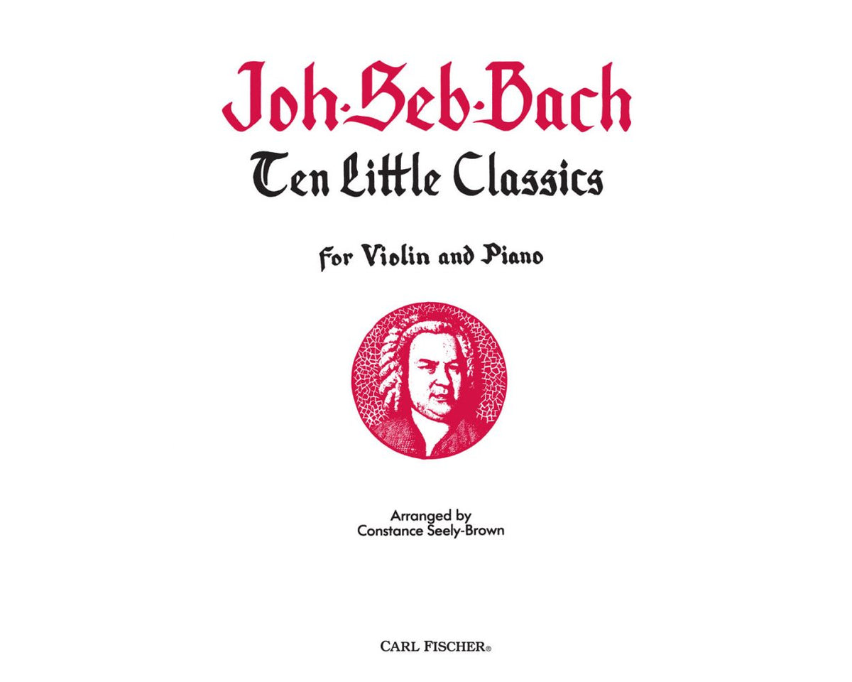 Bach Ten Little Classics for Violin and Piano