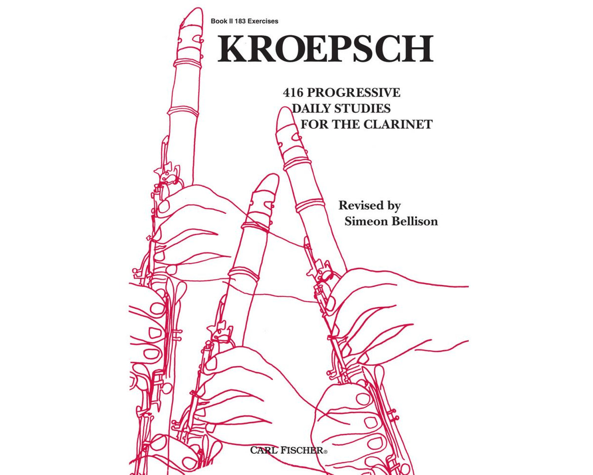 Kroepsch Volume 2 416 Progressive Daily Studies for the Clarinet