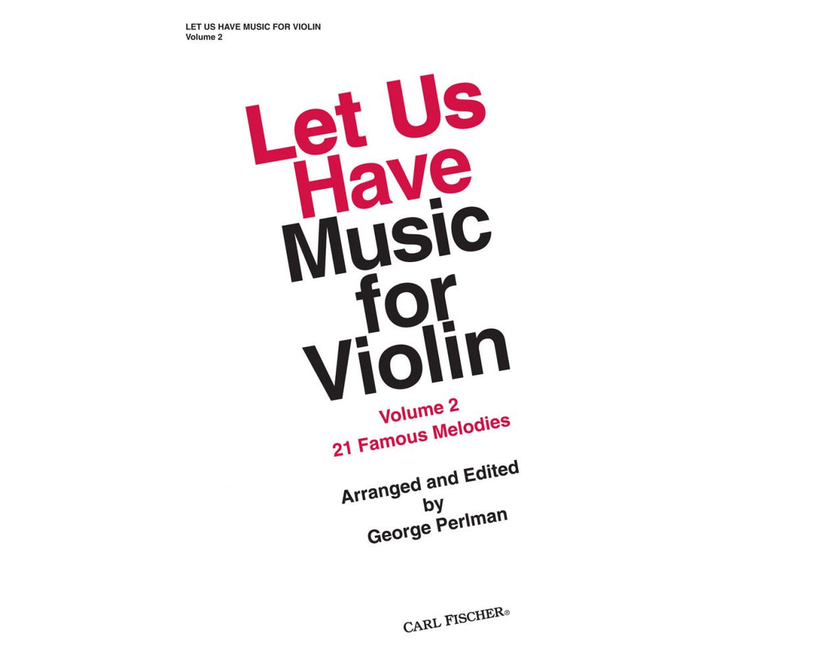Let Us Have Music for Violin, Volume 2