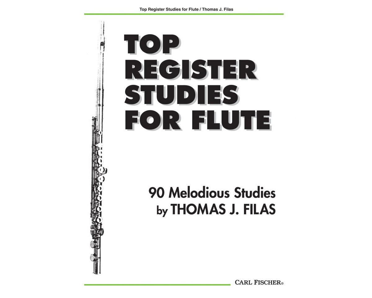 Filas Top Register Studies for Flute - 90 Melodious Studies