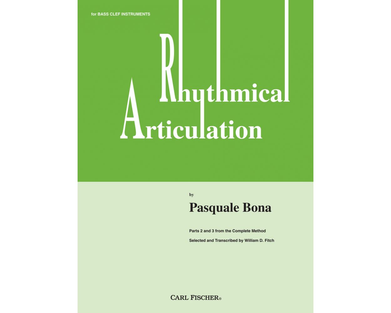 Bona Rhythmical Articulation for Bass Clef Instruments