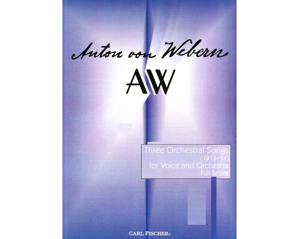 Webern Three Orchestral Songs