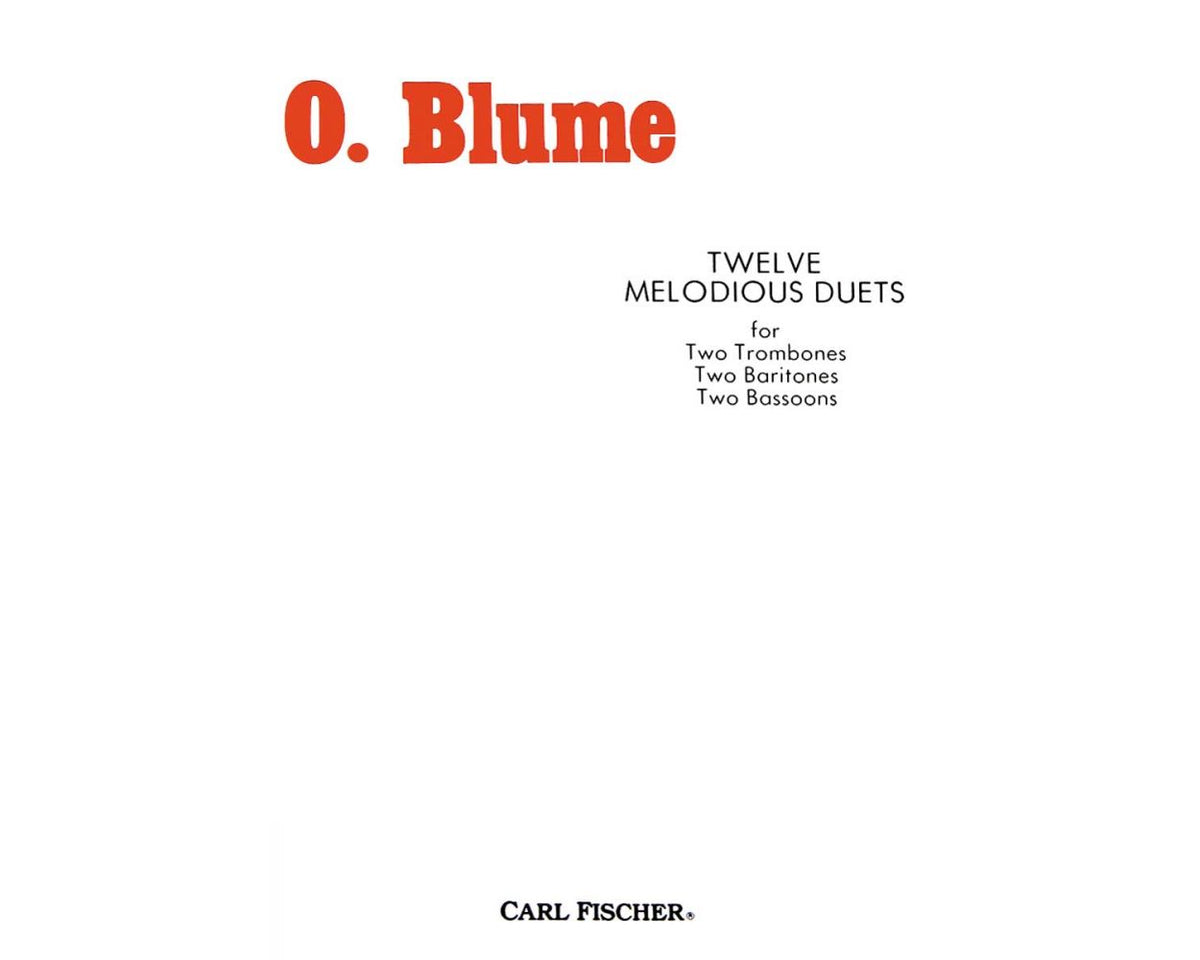 Blume Twelve Melodious Duets