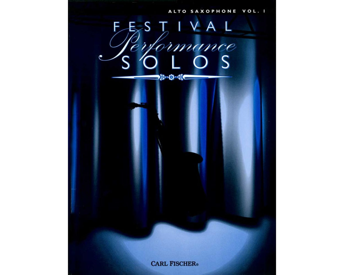 Festival Performance Solos for Alto Saxophone Volume 1