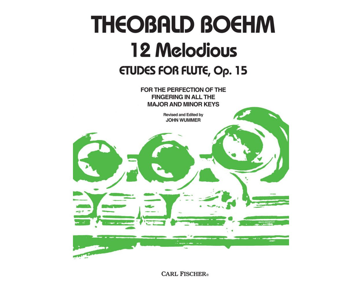 Boehm 12 Melodious Etudes for Flute Opus 15