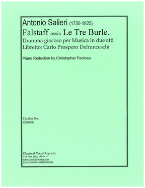 Salieri Falstaff ossia Le Tre Burle