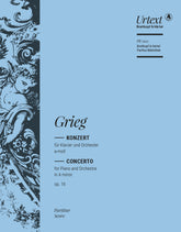 Grieg Piano Concerto in A minor Op. 16 - Study Score