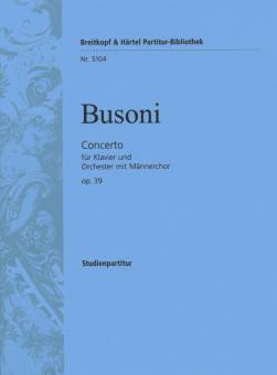 Busoni Piano Concerto Op. 39