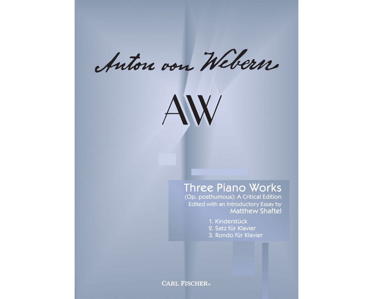 Webern 3 Piano Works