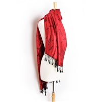 Scarf: Pashmina - Various Colors with Treble Clefs