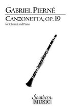 Pierne Canzonetta op. 19 Clarinet