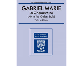 Gabriel-Marie La Cinquantaine (Air in the Olden Style)