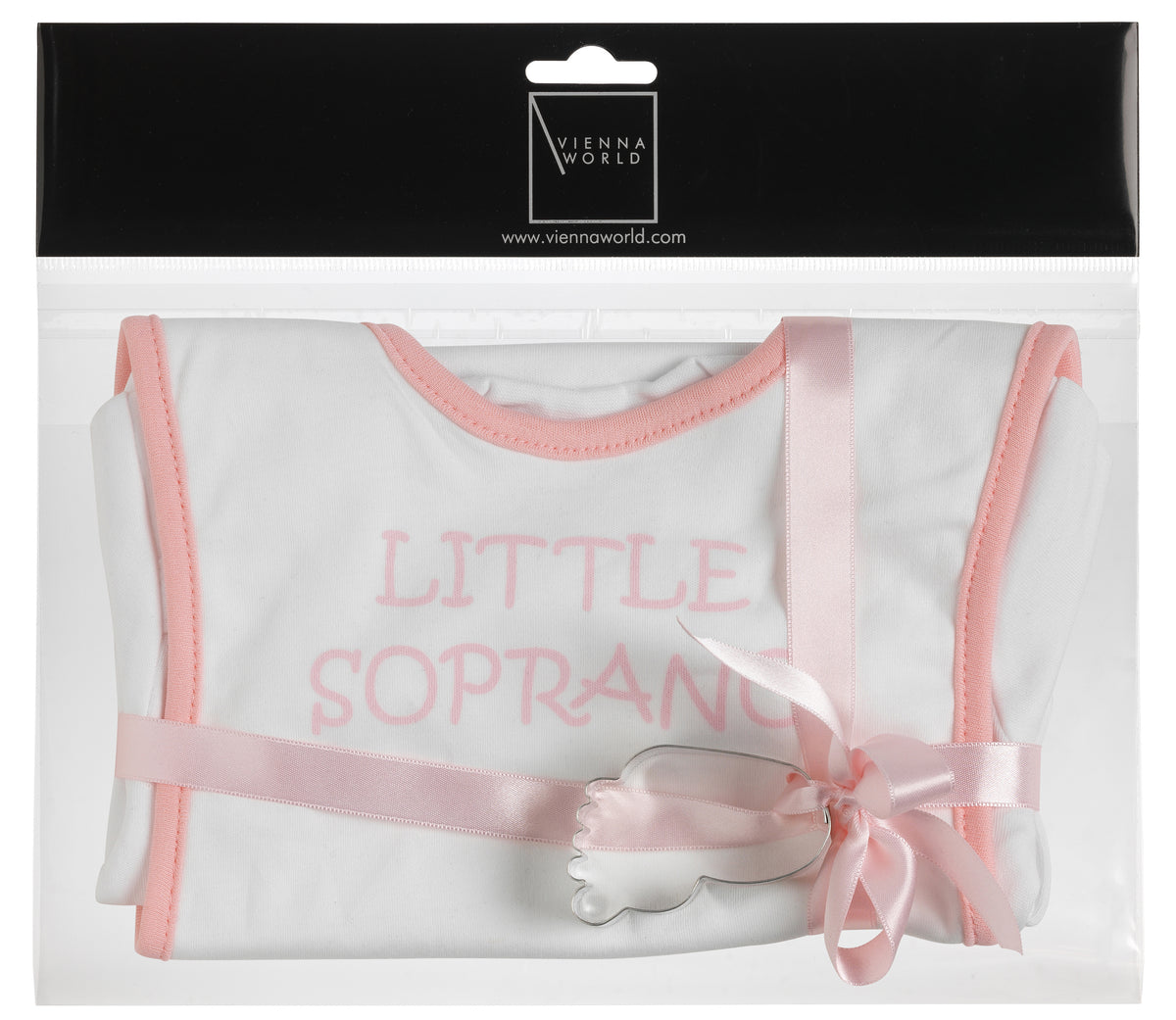 Onesie Gift Set: Little Soprano (onesie, bib, cookie cutter)