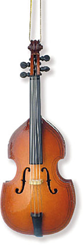 Ornament: 5" Double Bass