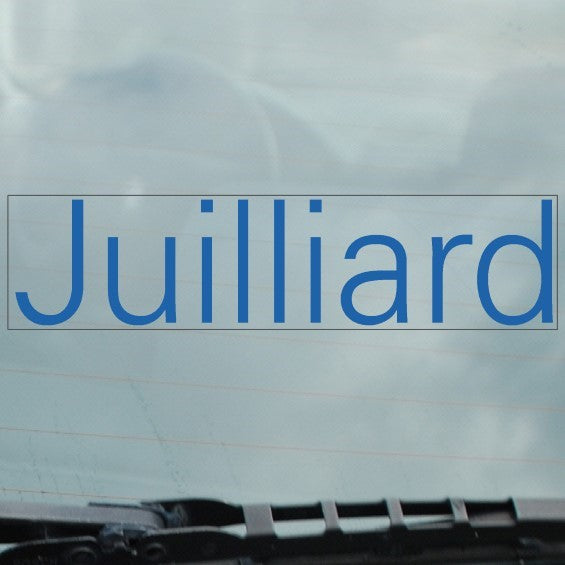 Decal: Juilliard Logo Window Static Cling
