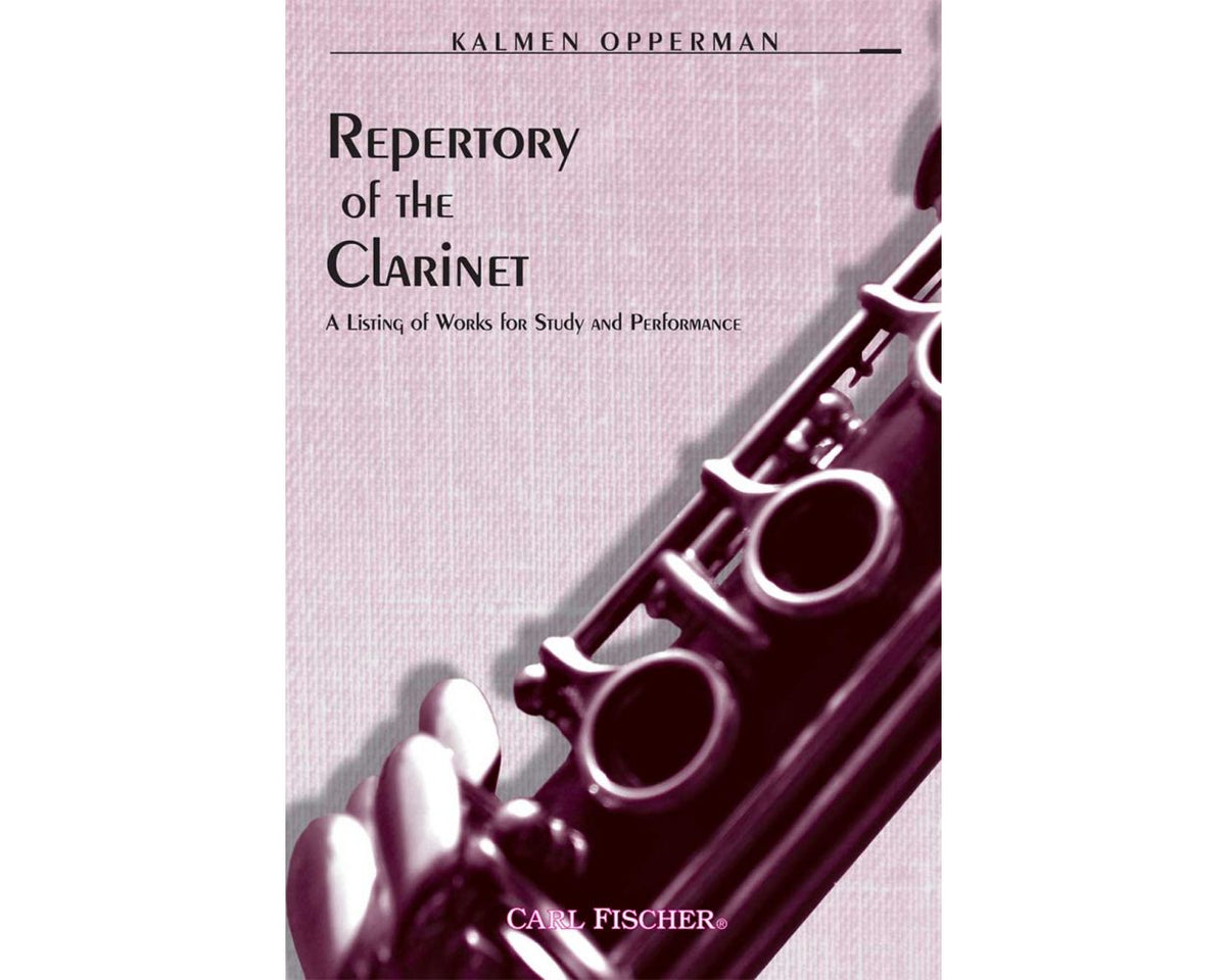 Opperman Repertory of the Clarinet