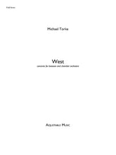 Torke: West bassoon concerto study score