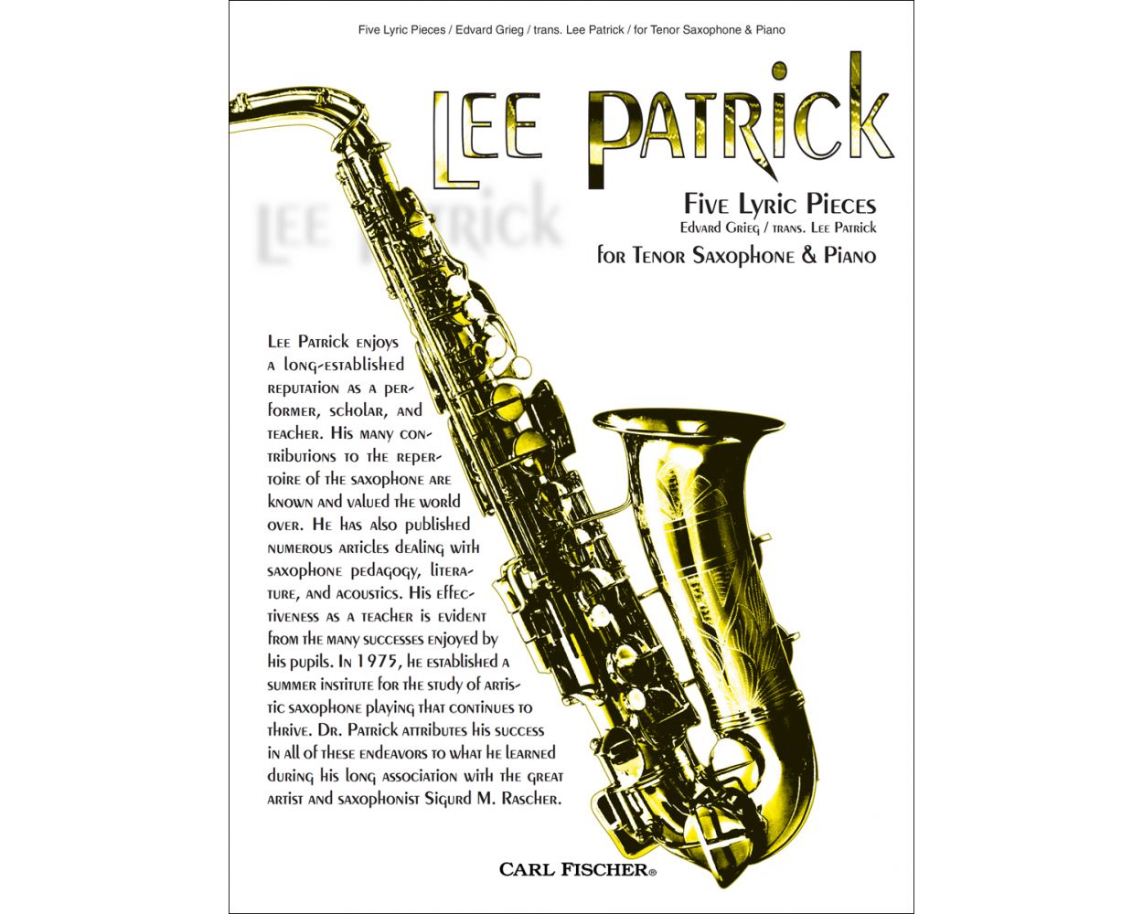 Grieg: Five Lyric Pieces Tenor Saxophone & Piano