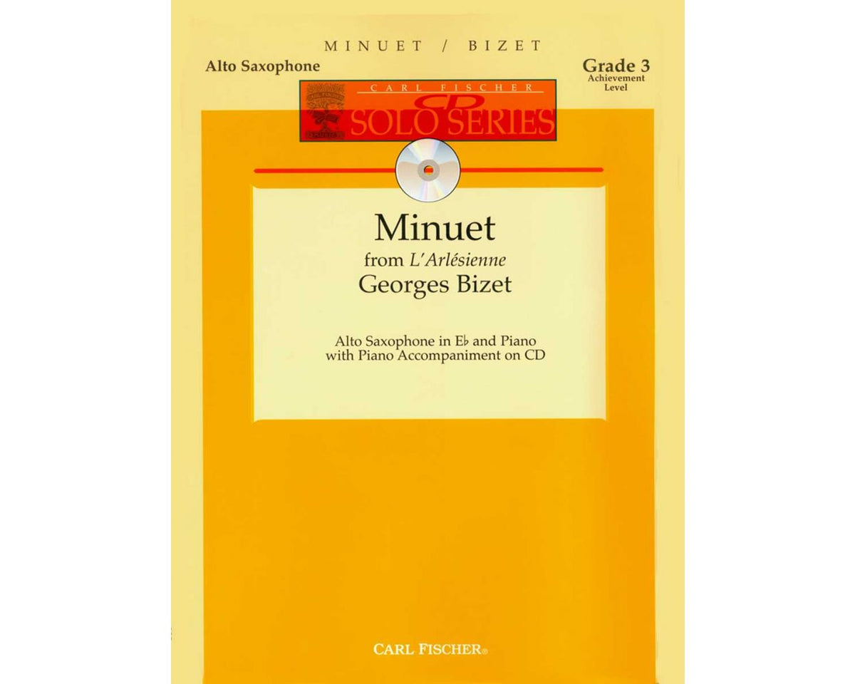 Bizet Minuet from L'Arlesienne with CD Piano Accompaniment