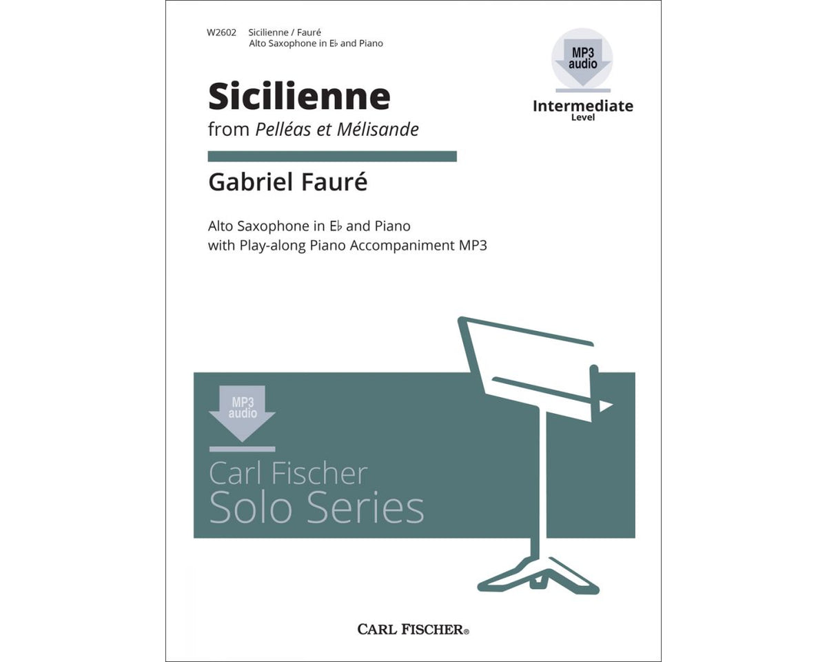 Faure Sicilienne with MP3 Piano Accompaniment