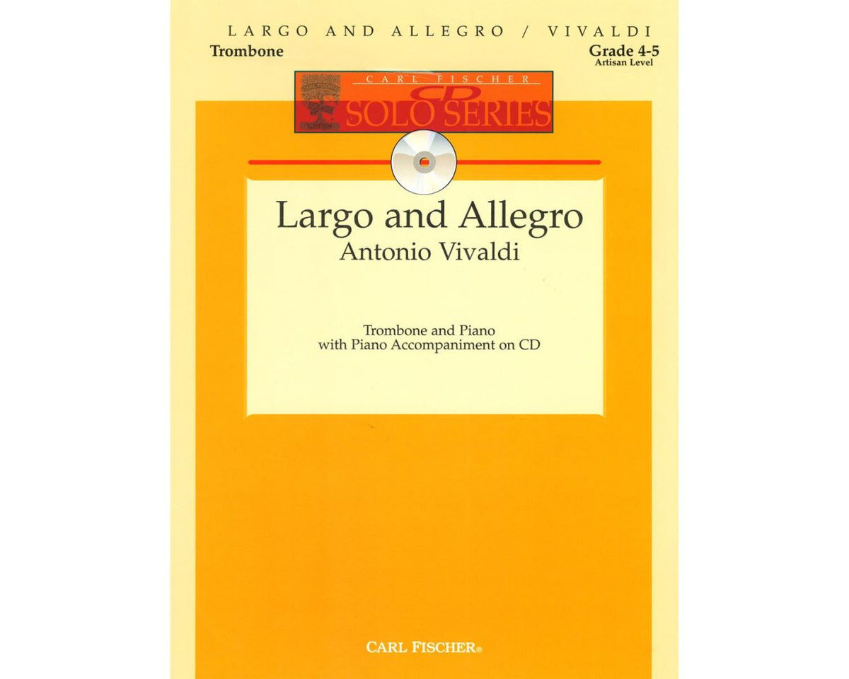Vivaldi Largo and Allegro with CD Piano Accompaniment