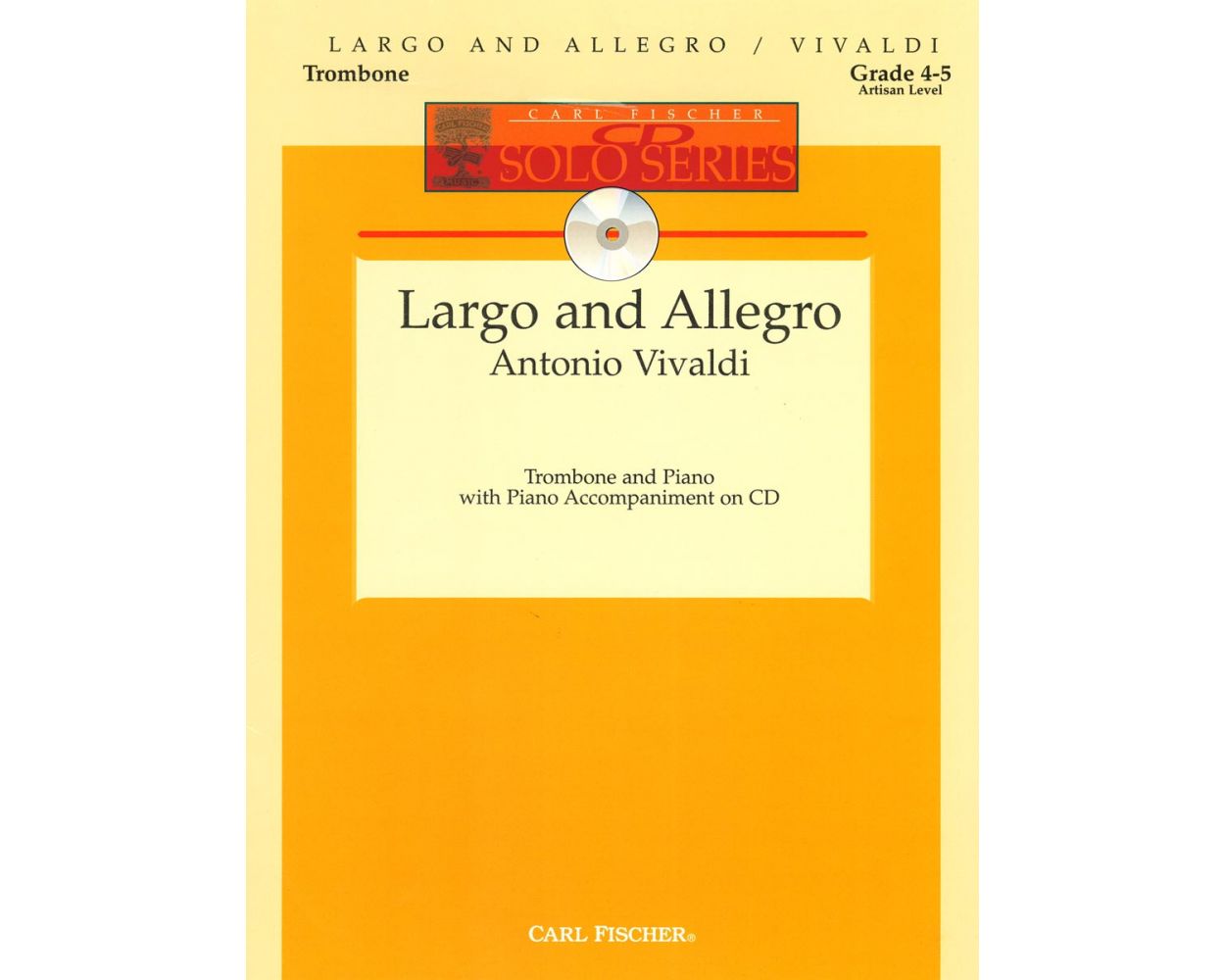 Vivaldi: Largo and Allegro with CD Piano Accompaniment