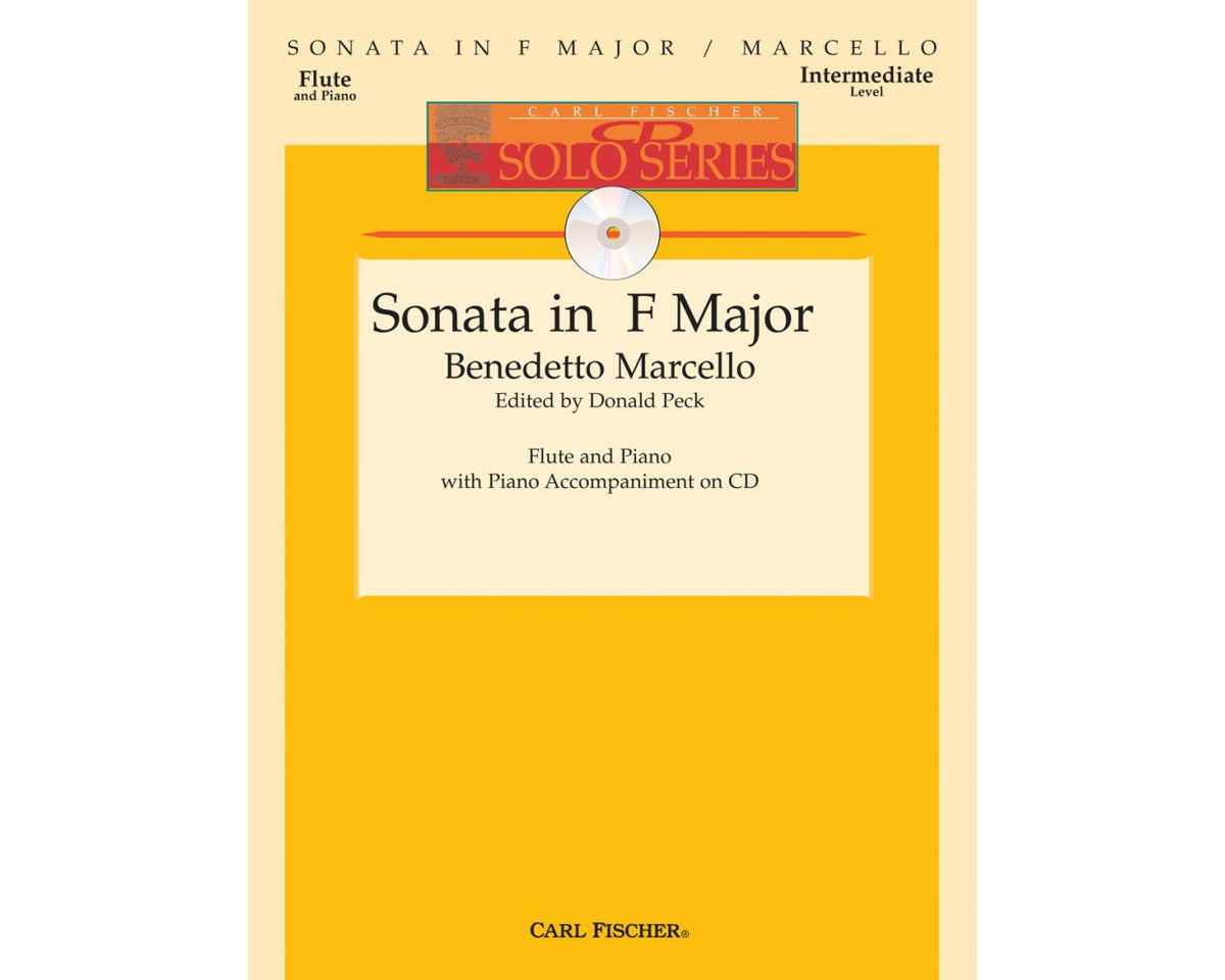 Marcello Sonata in F Major with CD Piano Accompaniment