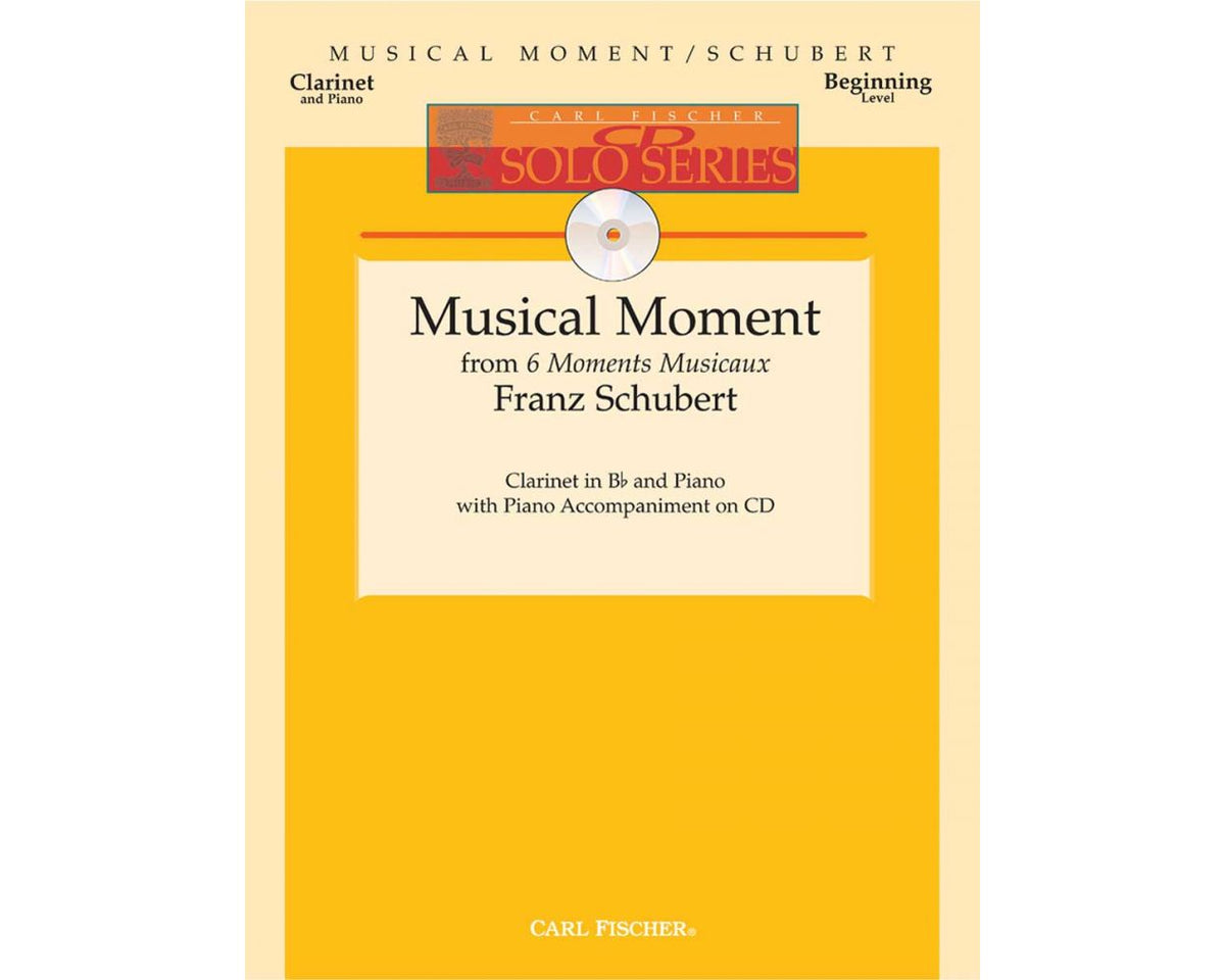 Schubert Musical Moment for Clarinet