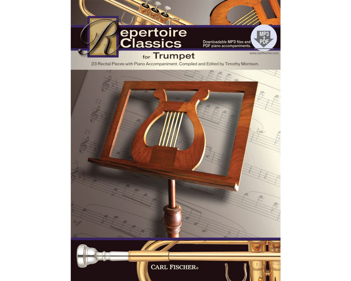 Repertoire Classics for Trumpet with MP3 and PDF