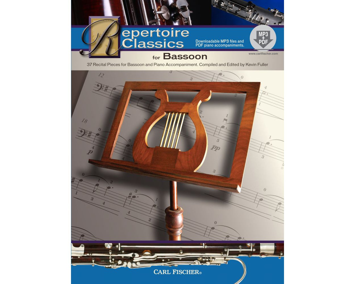 Repertoire Classics for Bassoon with MP3 and PDF