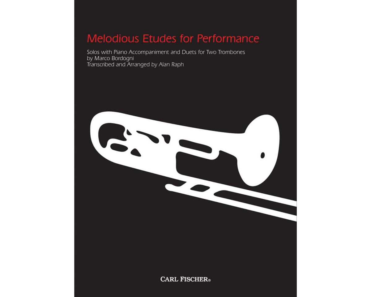 Bordogni Melodious Etudes for Performance for 2 Trombones