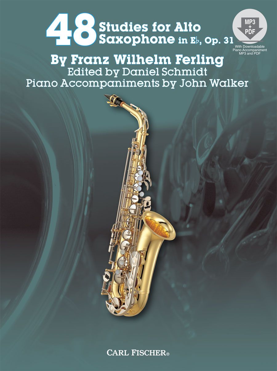 Ferling 48 Studies for Alto Saxophone in Eb, Op. 31 with MP3/PDF