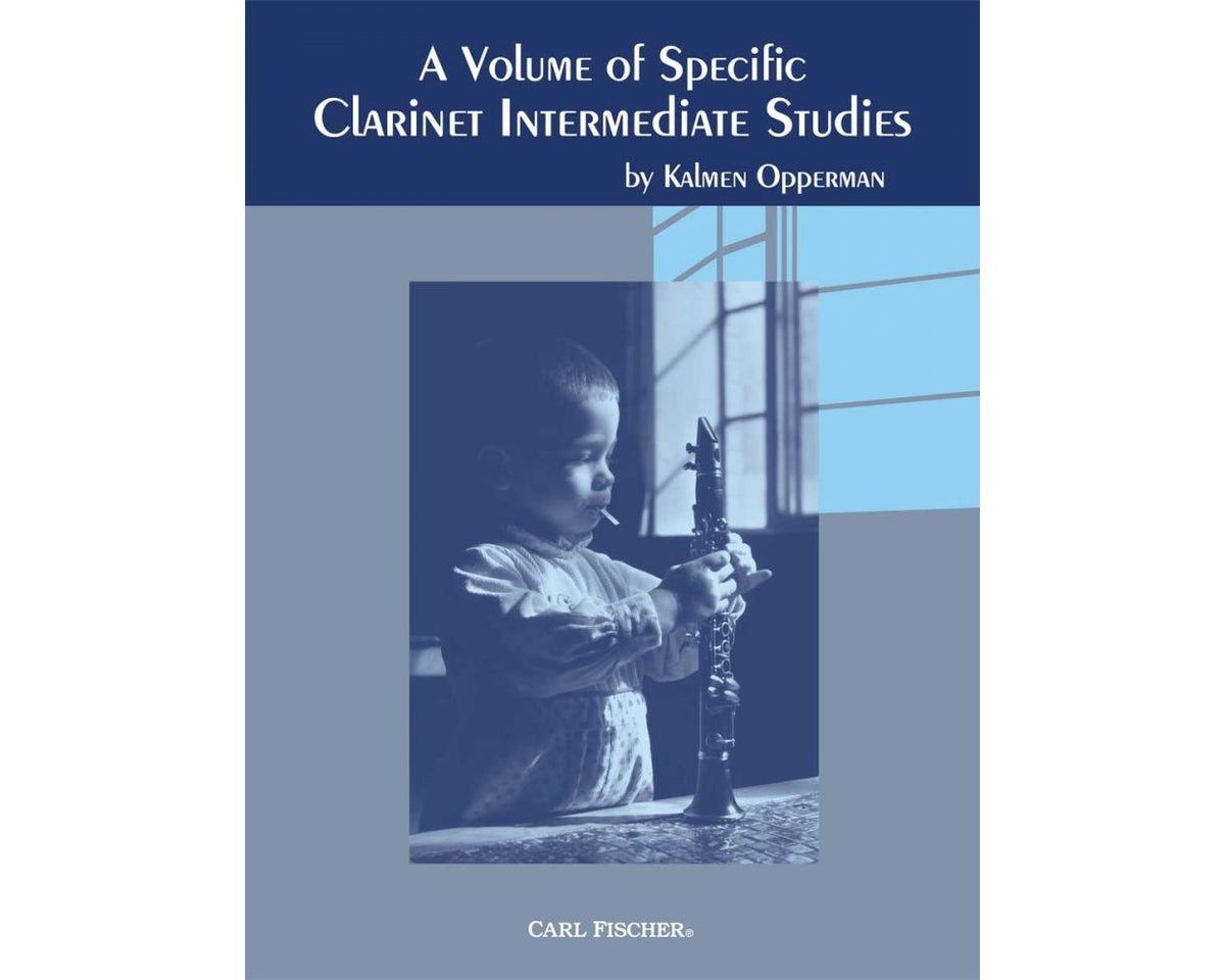 Opperman A Volume Of Specific Clarinet Intermediate Studies