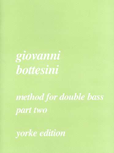 Bottesisni Method for Double Bass, Part 2