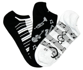 Socks: Music Socks 3 Pack - Men's
