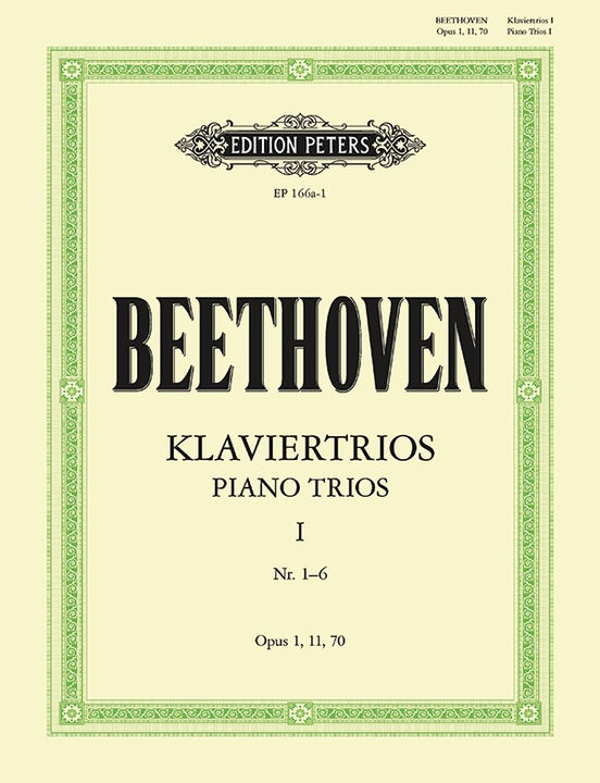 Beethoven Piano Trios Volume 1 Part 1