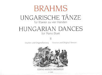 Brahms, Johannes: Hungarian Dances 2 Piano Duet
