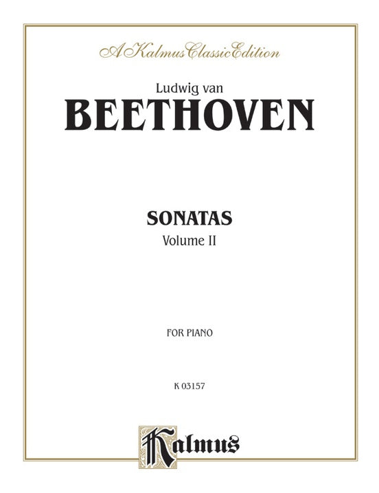 Beethoven Sonatas (Urtext), Volume 2