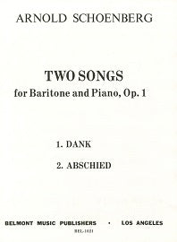 Schoenberg 2 Songs Op. 1