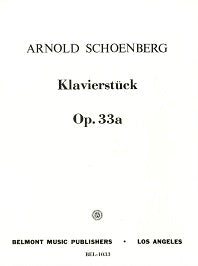 Schoenberg Klavierstuck Op. 33a