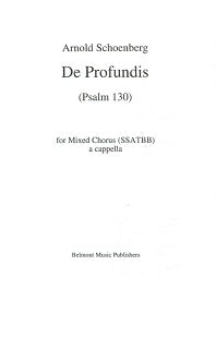 Schoenberg De Profundis Op. 50b