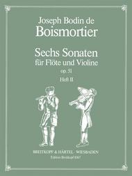 Boismortier 6 Sonatas Op. 51 Volume 2 - Sonatas 4-6